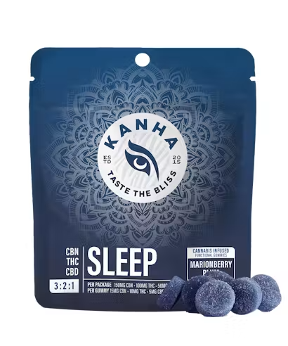 10CT- MARIONBERRY PLUM- SLEEP- 3:2:1- CBN:THC:CBD- NANO GUMMIES