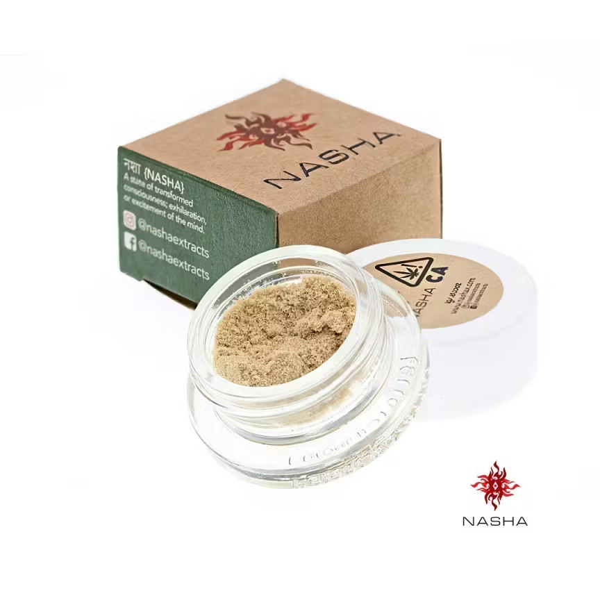 Nasha - 1.2G- GREEN APPLE GAS- GREEN UNPRESSED HASH