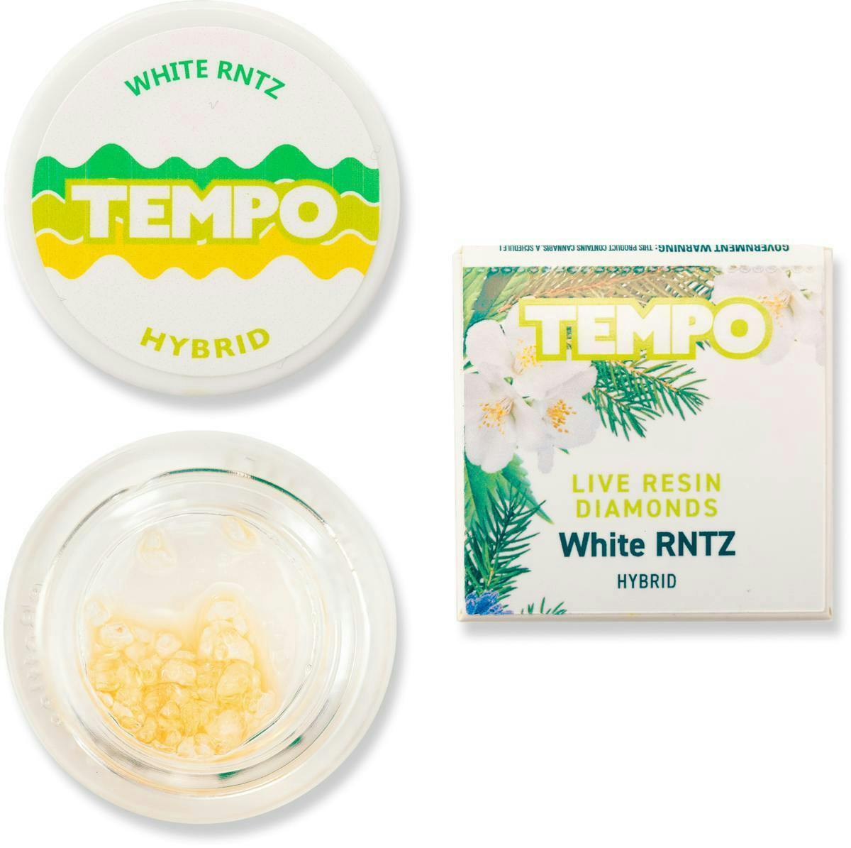 1G- WHITE RNTZ- LIVE RESIN DIAMONDS