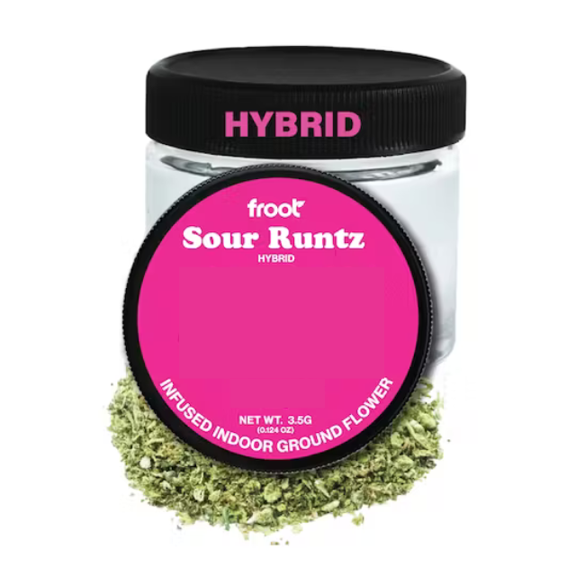 Hard eighth - 1/8 OZ- SOUR RUNTZ- INFUSED- SHAKE Main Image