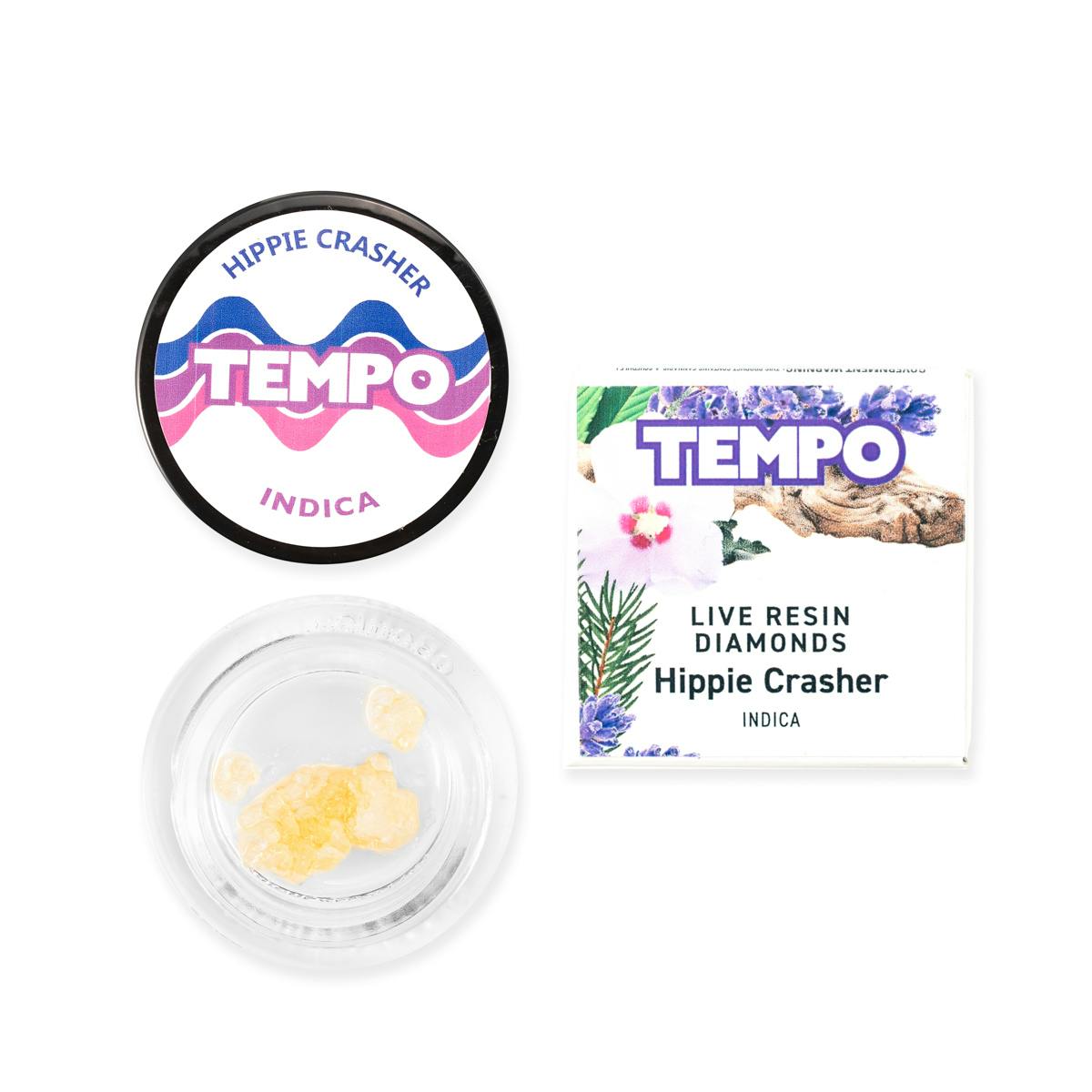 Tempo - 1G- HIPPIE CRASHER- LIVE RESIN DIAMONDS