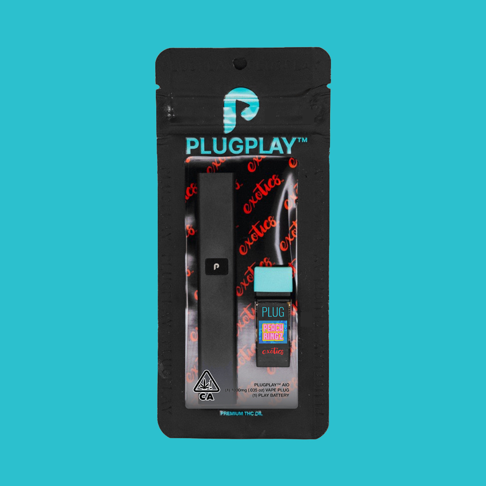Plugplay - 1G- PEACH RINGZ- BATTERY & POD