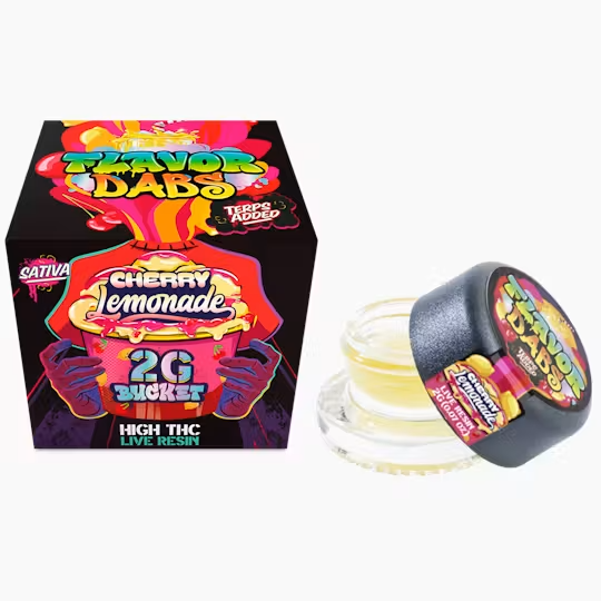 2G- CHERRY LEMONADE- LIVE RESIN + TERPENES- FLAVOR DABS