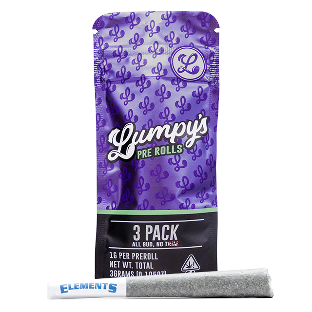 Lumpy's flowers - 3PK- 1G- 3 PEAT- VARIETY PACK- PRE ROLLS