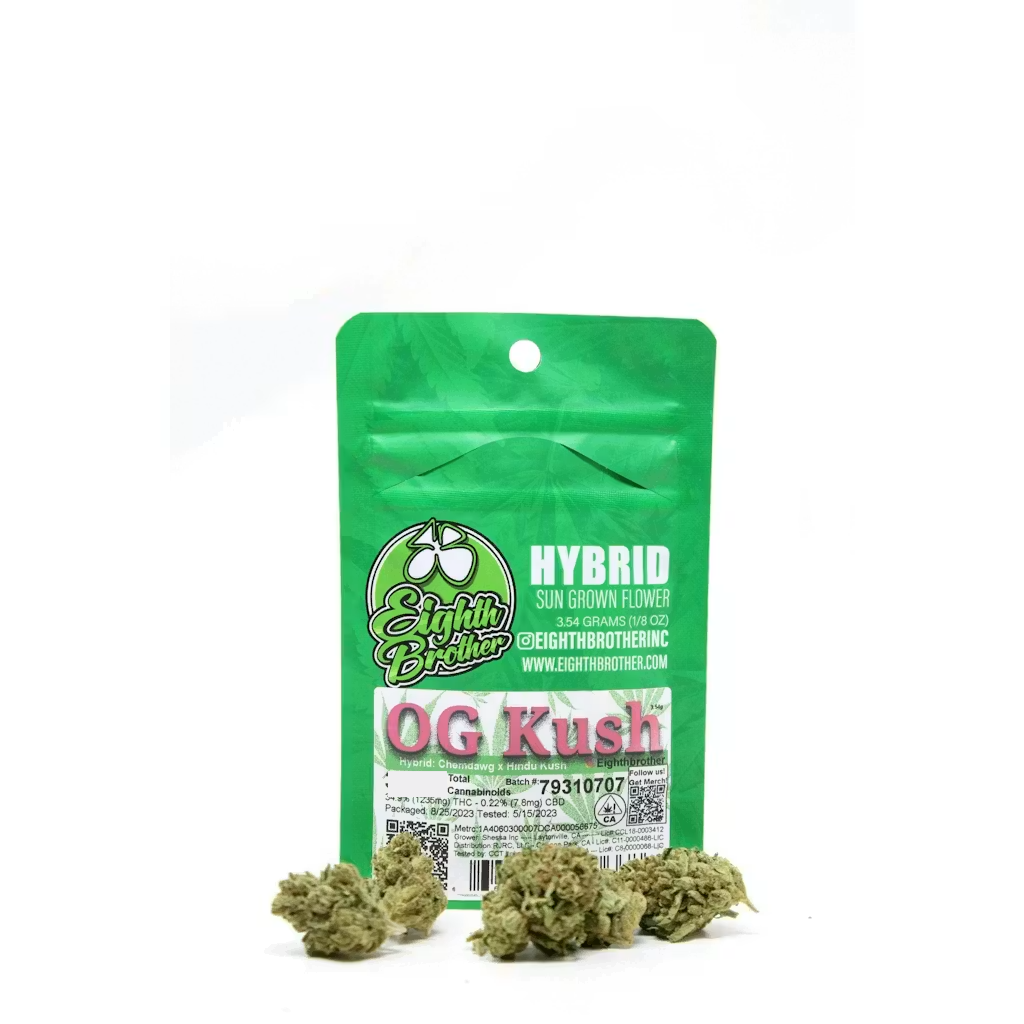 Eighth brother - 1/8 OZ- OG KUSH- SUN GROWN Main Image