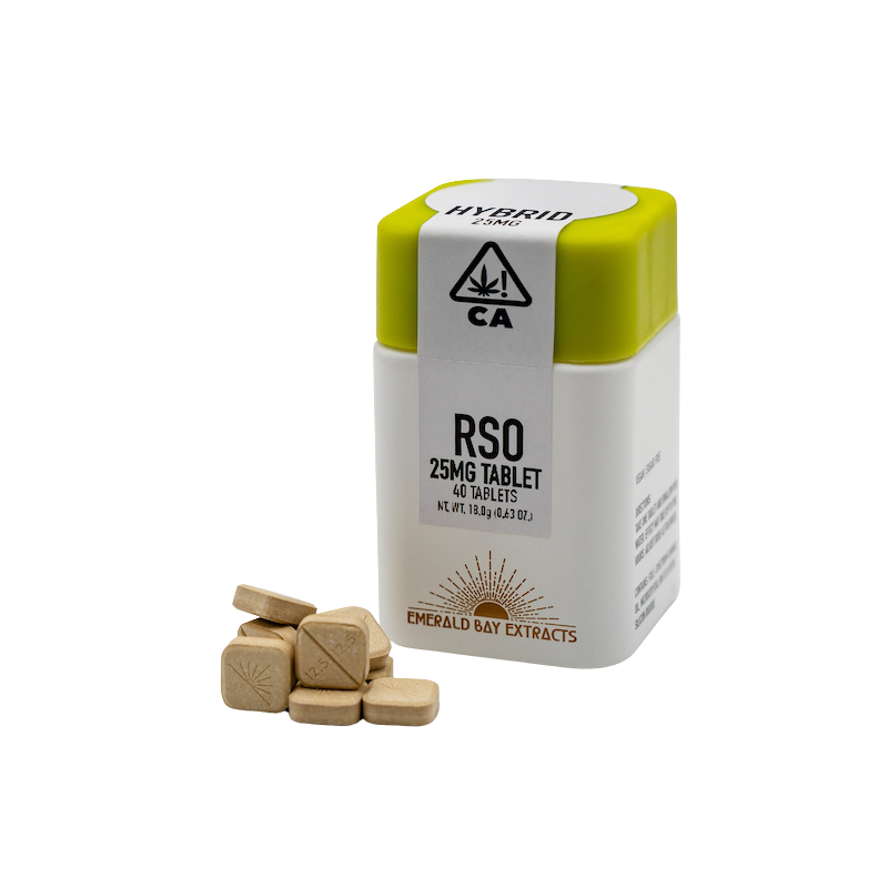 40CT- 25MG- PINK CERTZ- RSO TABLET