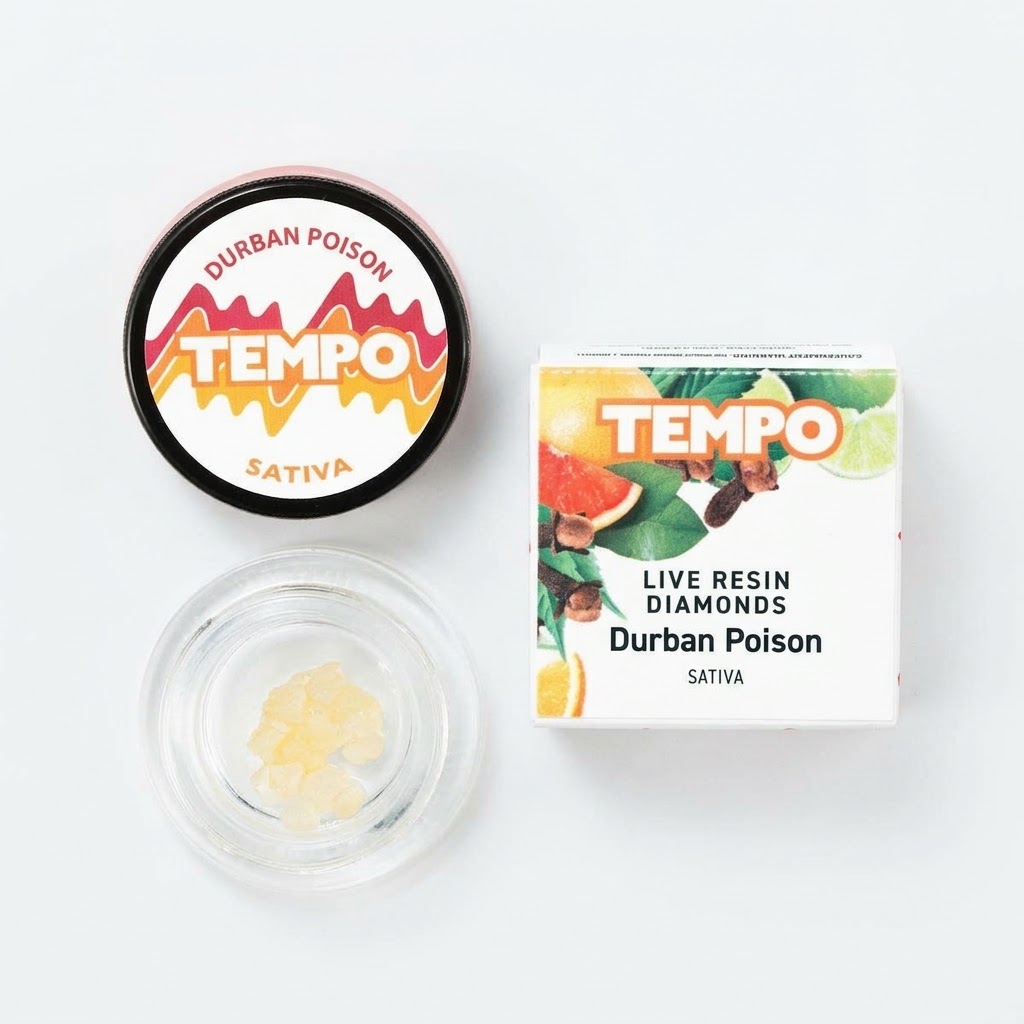 Tempo - 1G- DURBAN POISON- LIVE RESIN DIAMONDS Main Image