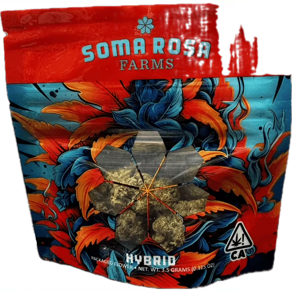 Soma rosa - 1/8 OZ- GRAPE GAS- SUN GROWN