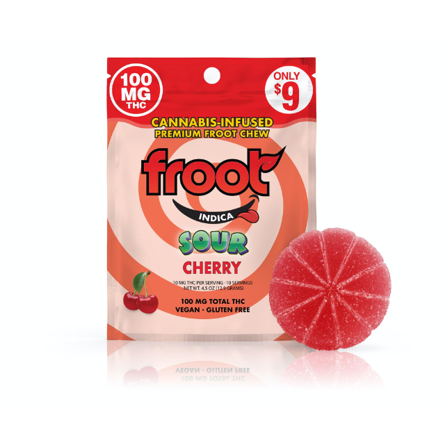 Froot - SINGLE- 100MG- SOUR CHERRY- GUMMY