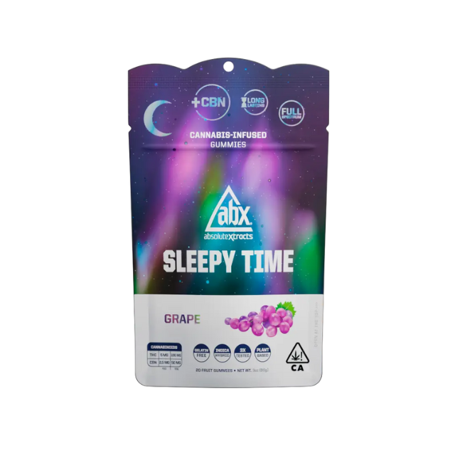 20CT- GRAPE- SLEEPYTIME- FULL SPECTRUM- GUMMIES