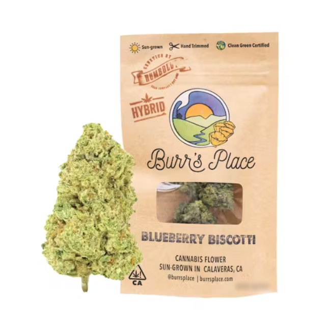 1/8 OZ- BLUEBERRY BISCOTTI- SUN GROWN