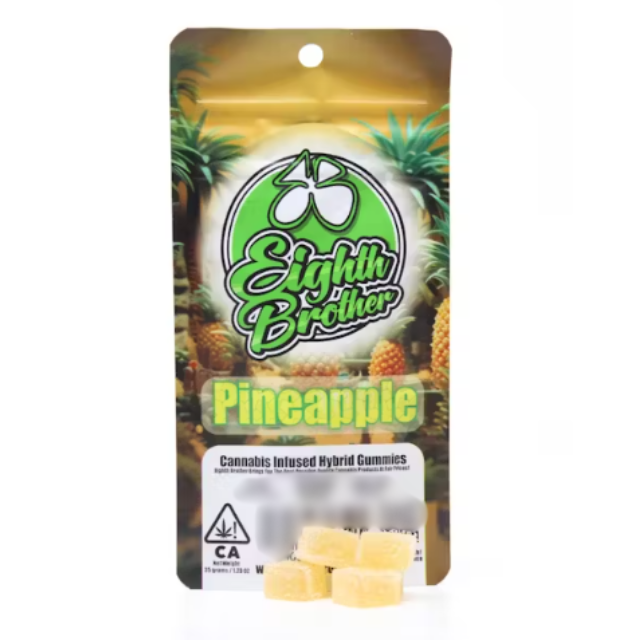 Eighth brother - 10CT- PINEAPPLE- GUMMIES