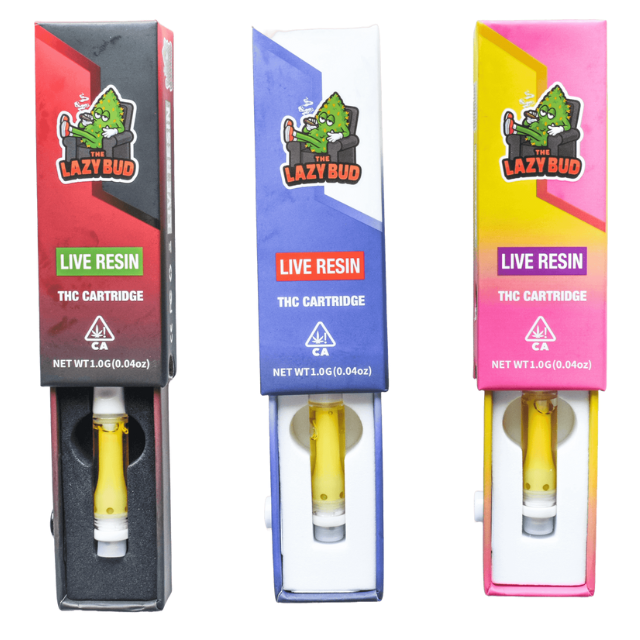 The lazy bud - 1G- APPLE JACK- LIVE RESIN- CARTRIDGE Main Image