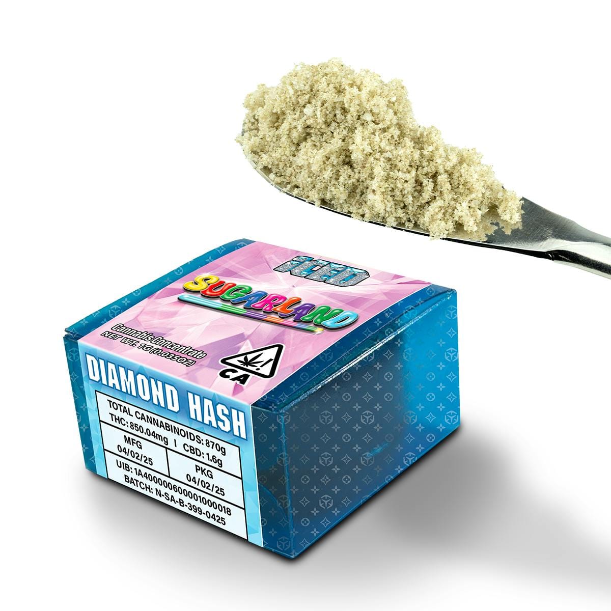 ICED: SUGARLAND DIAMOND HASH - 1 G
