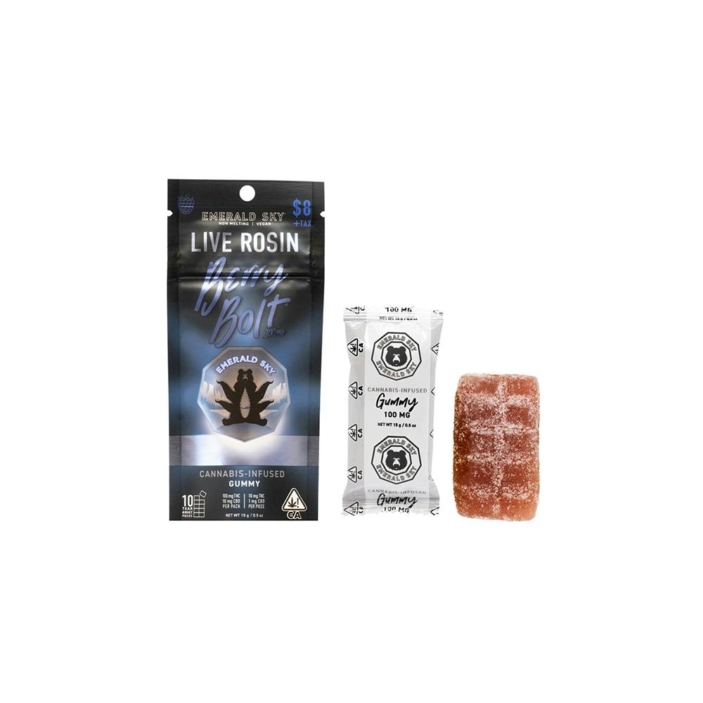 Emerald Sky: INDICA BERRY BOLT GUMMIES - 100 MG