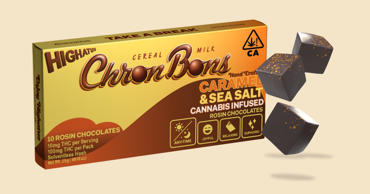 Sea Salt & Caramel Rosin Chronbons - 100 mg