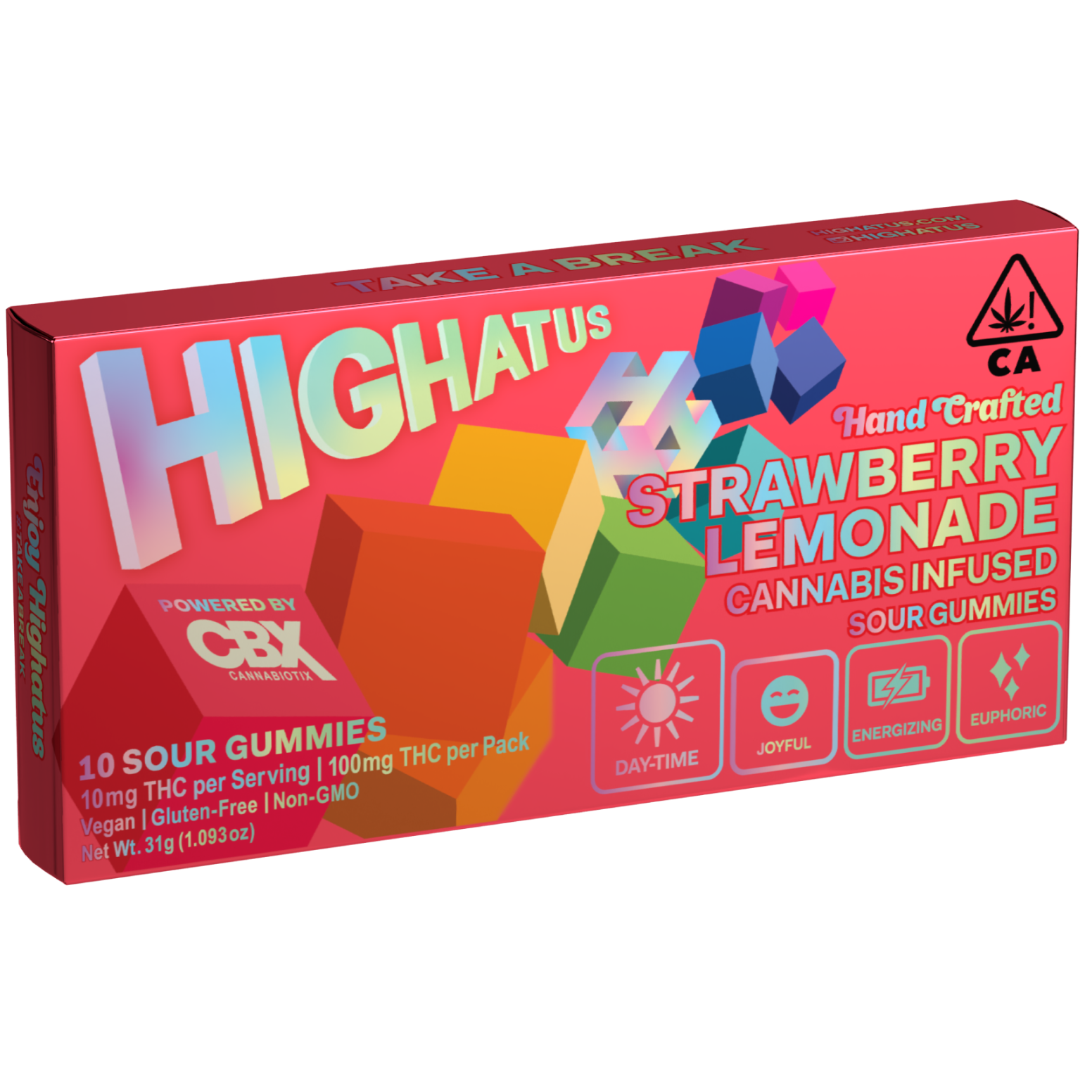 Strawberry Lemonade Sour Gummies - 100 mg