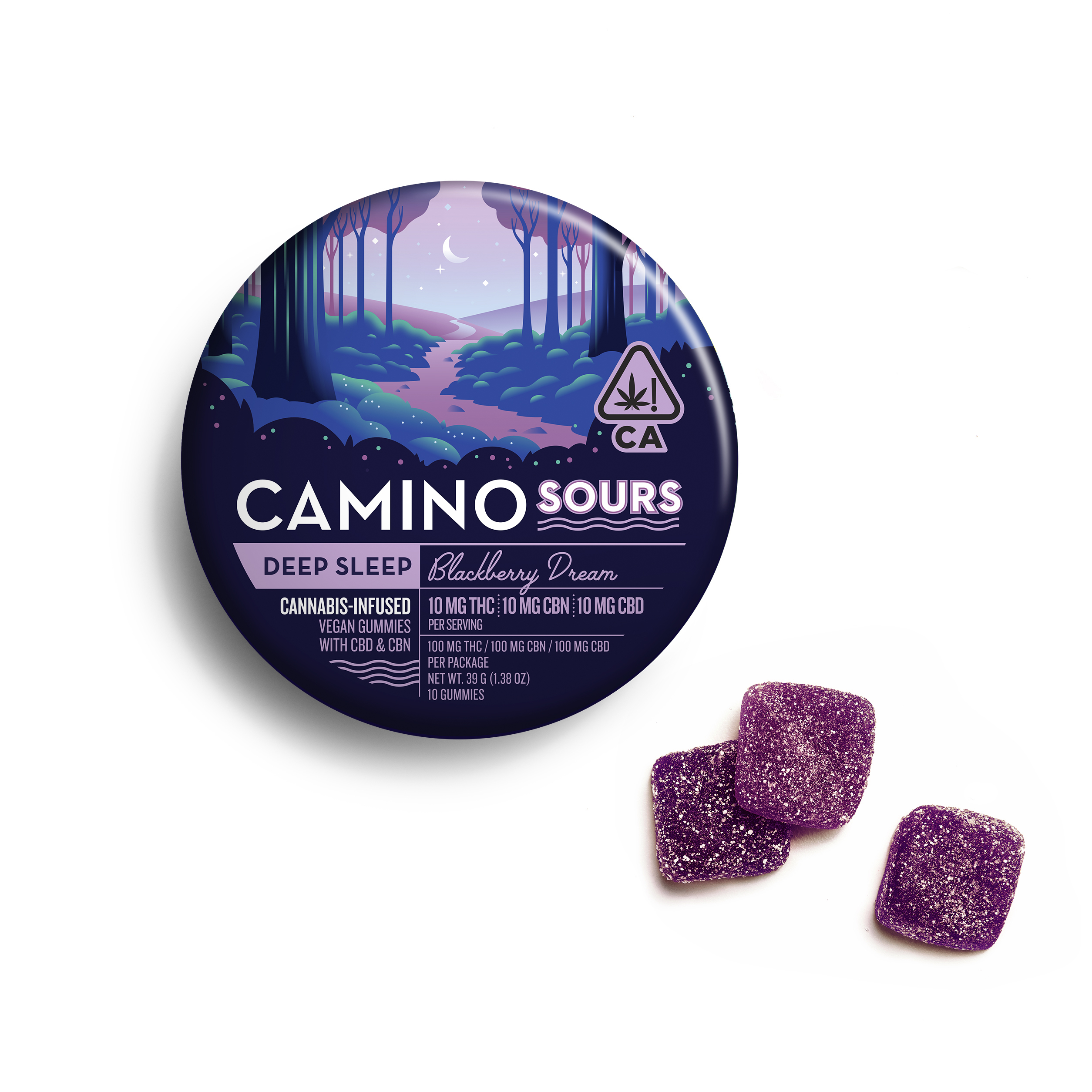 Blackberry Dream CBN Sour Gummies