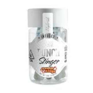 PEACH RINGS INFUSED STINGERS 2.5G - 1 Pack