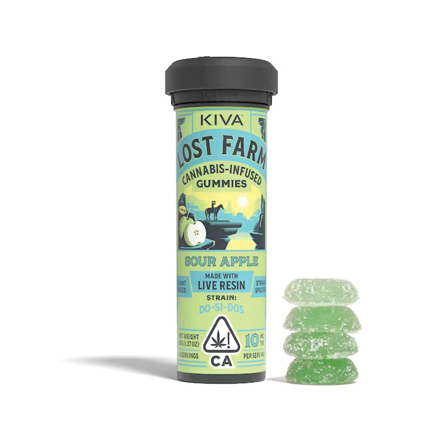 SOUR APPLE LIVE RESIN GUMMIES - 100 GRAMS