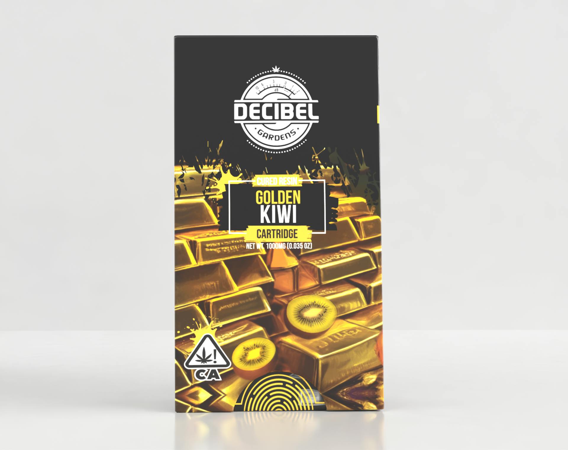 Golden Kiwis Cured Resin Cart - 1 g