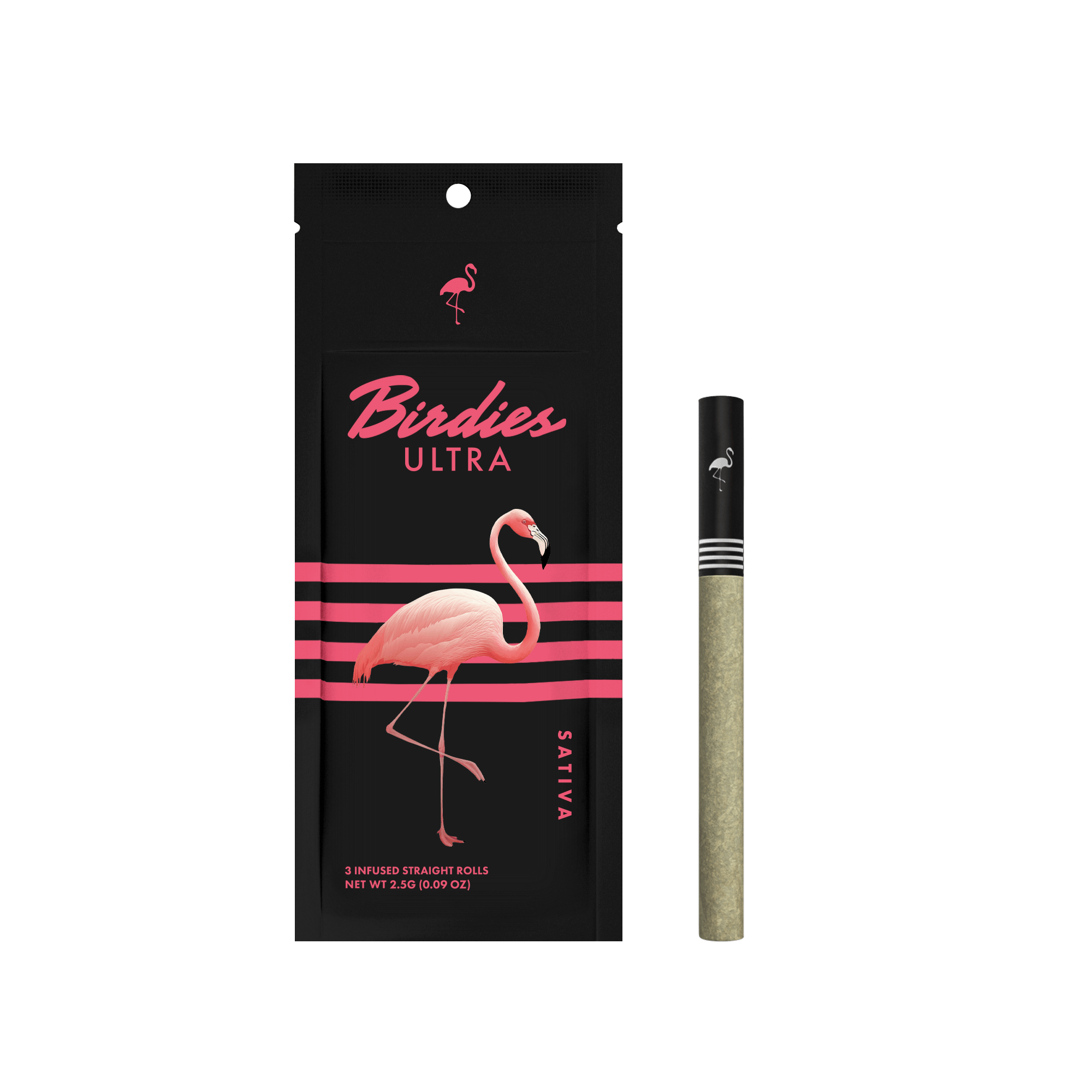 Birdies — SATIVA ULTRA INFUSED PREROLL - 2.5 G - 3 PACK