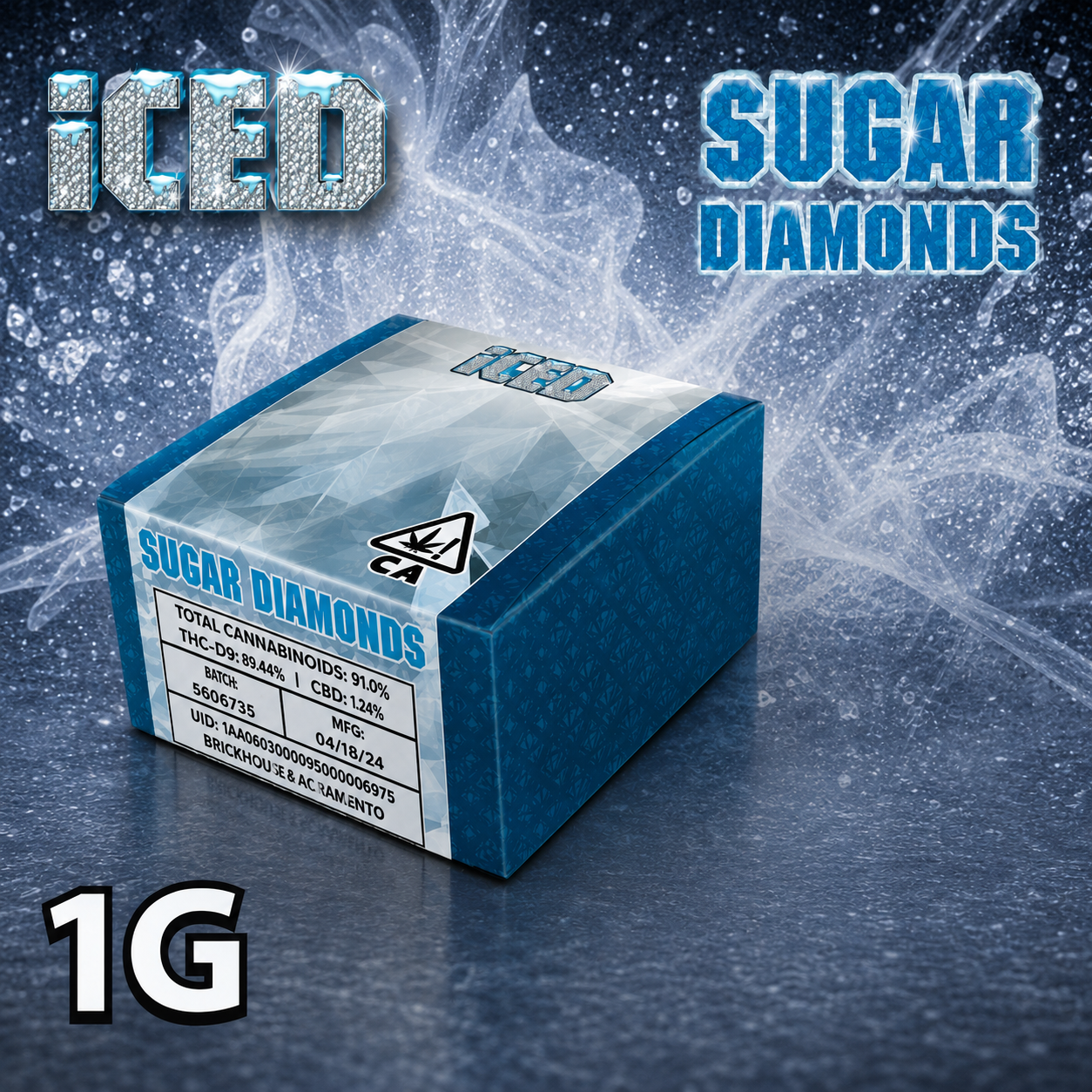 ICED: MARSHMELLOWZ DIAMOND HASH - 1 G