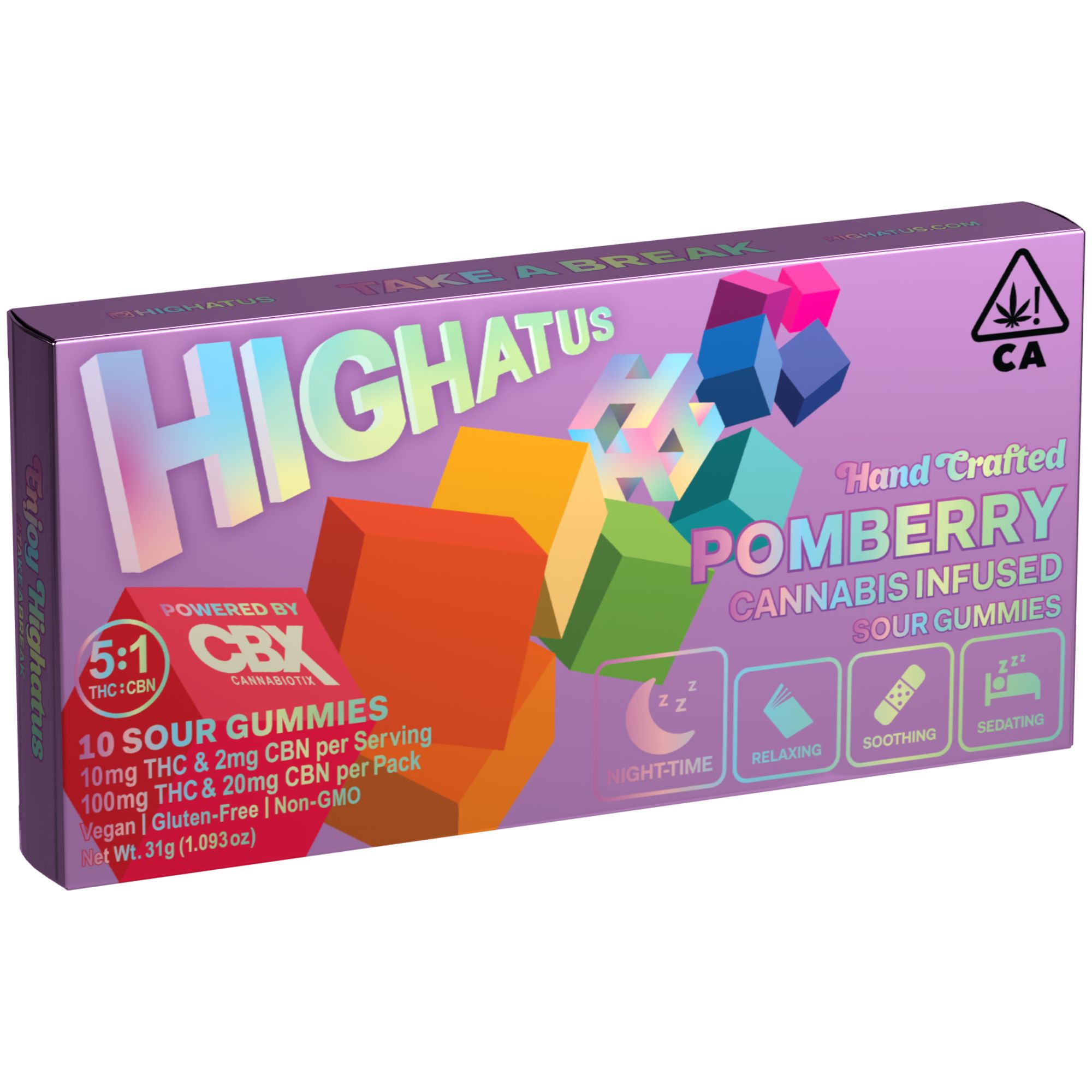 Pomberry CBN Sour Gummies - 100 mg