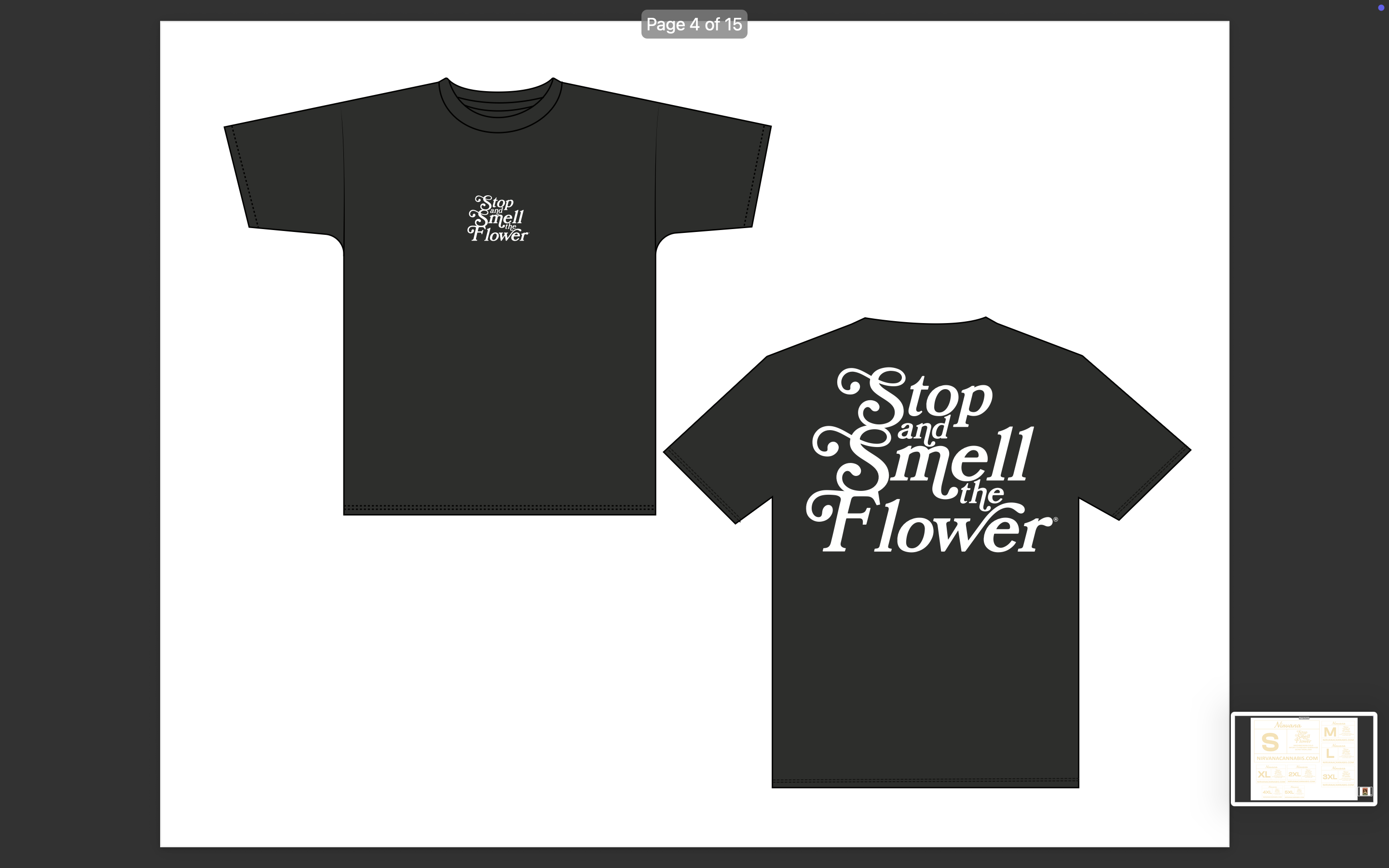 T-SHIRT | STOP AND SMELL THE FLOWERS | BLACK | XL
