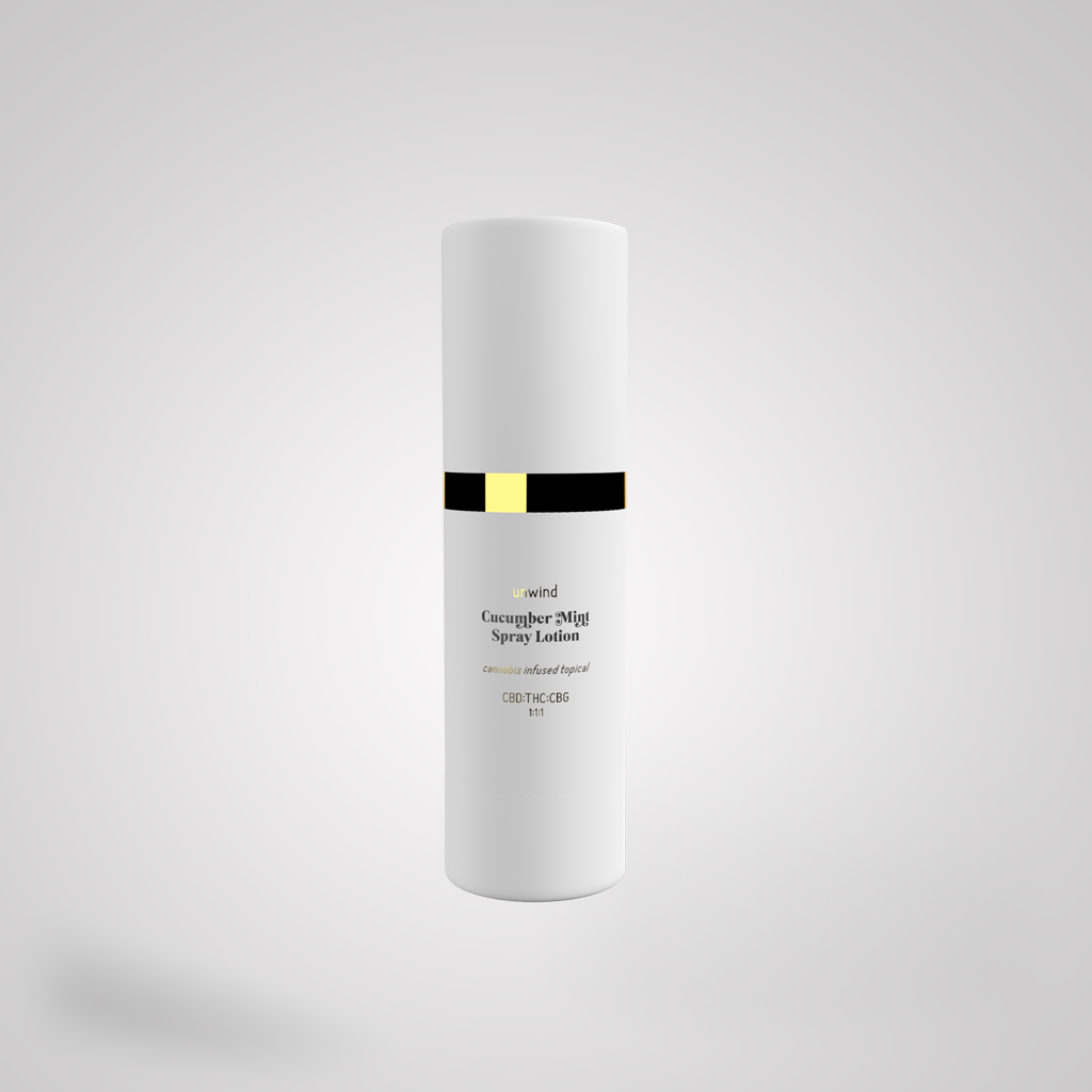 SPRAY LOTION | CUCUMBER MINT | 100MG