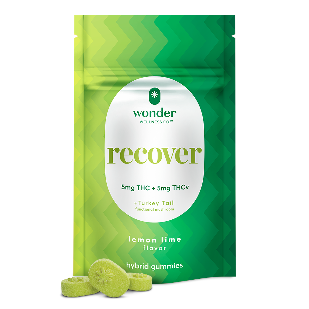 GUMMY | RECOVER | LEMON LIME | 100MG THC : 100MG THCV | 20CT - 200 mg - 20 Pack