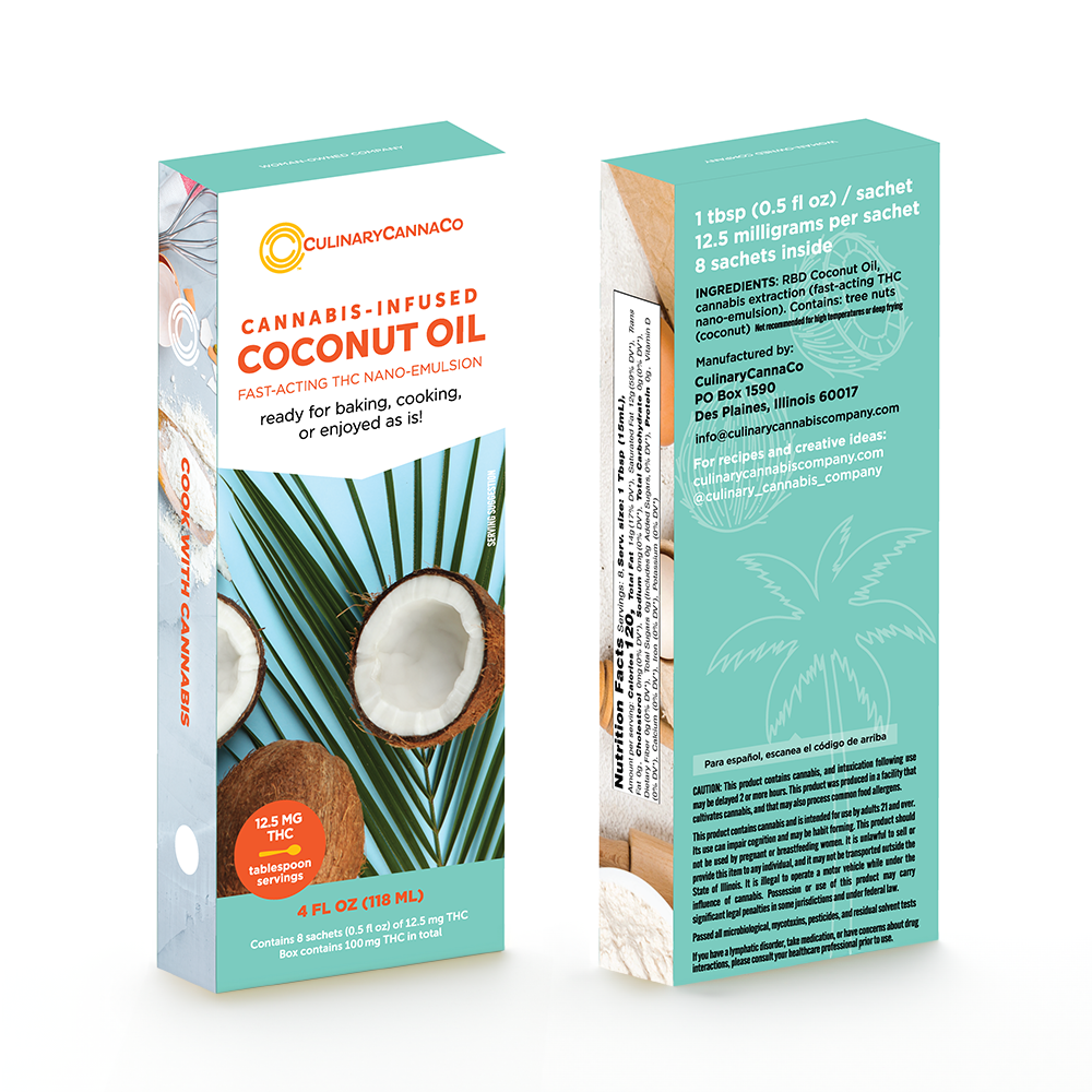 INFUSED | COCONUT OIL | 100MG | 8PK