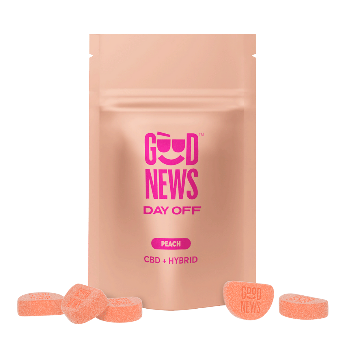 GUMMY | DAY OFF PEACH 1:1 CBD:THC | 100MG | 10PK