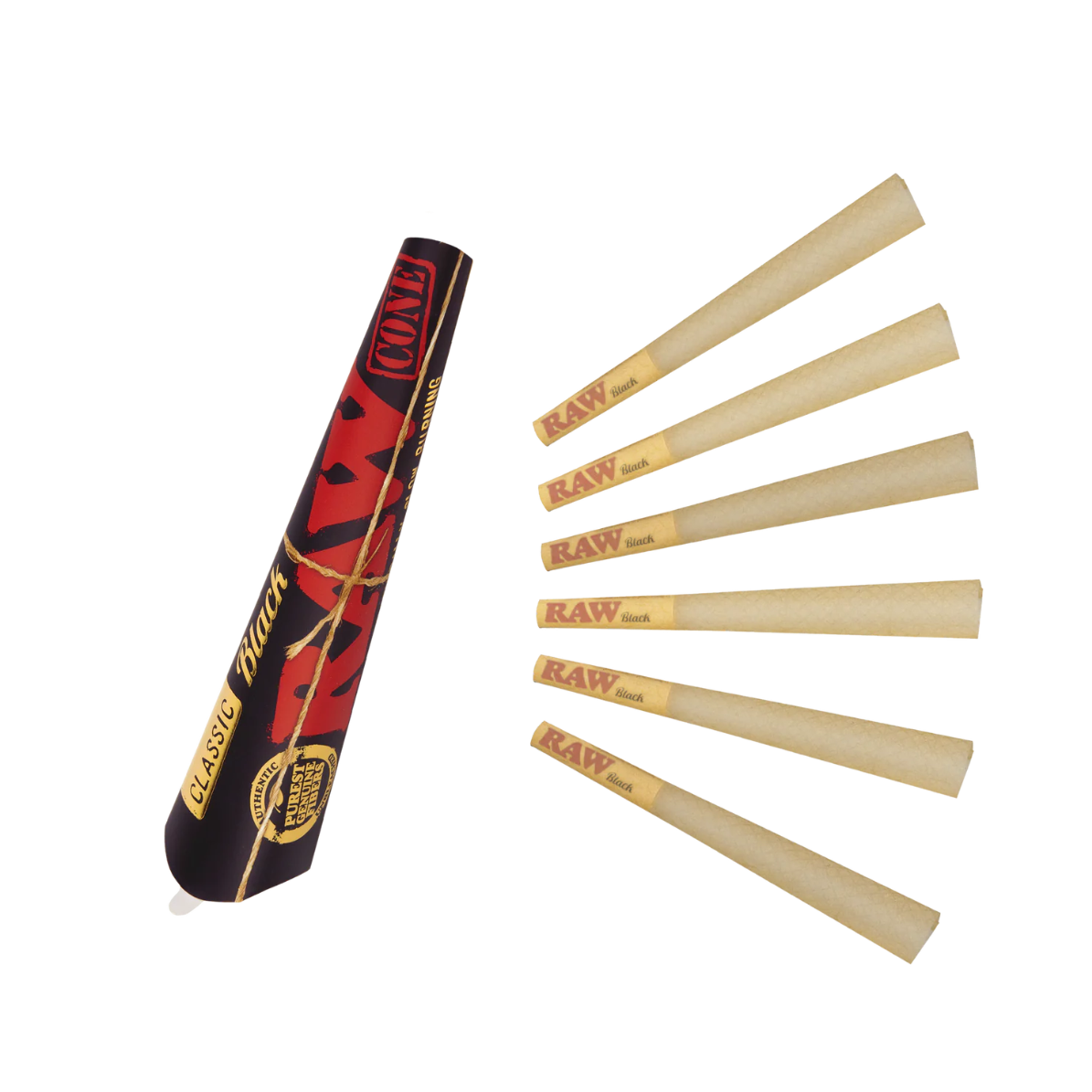 BLACK CONES | 1 1/4 | 6PK