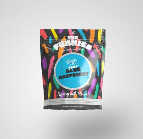 SUPER FUNNY | SOUR BLUE RASPBERRY | 100MG | 2PK