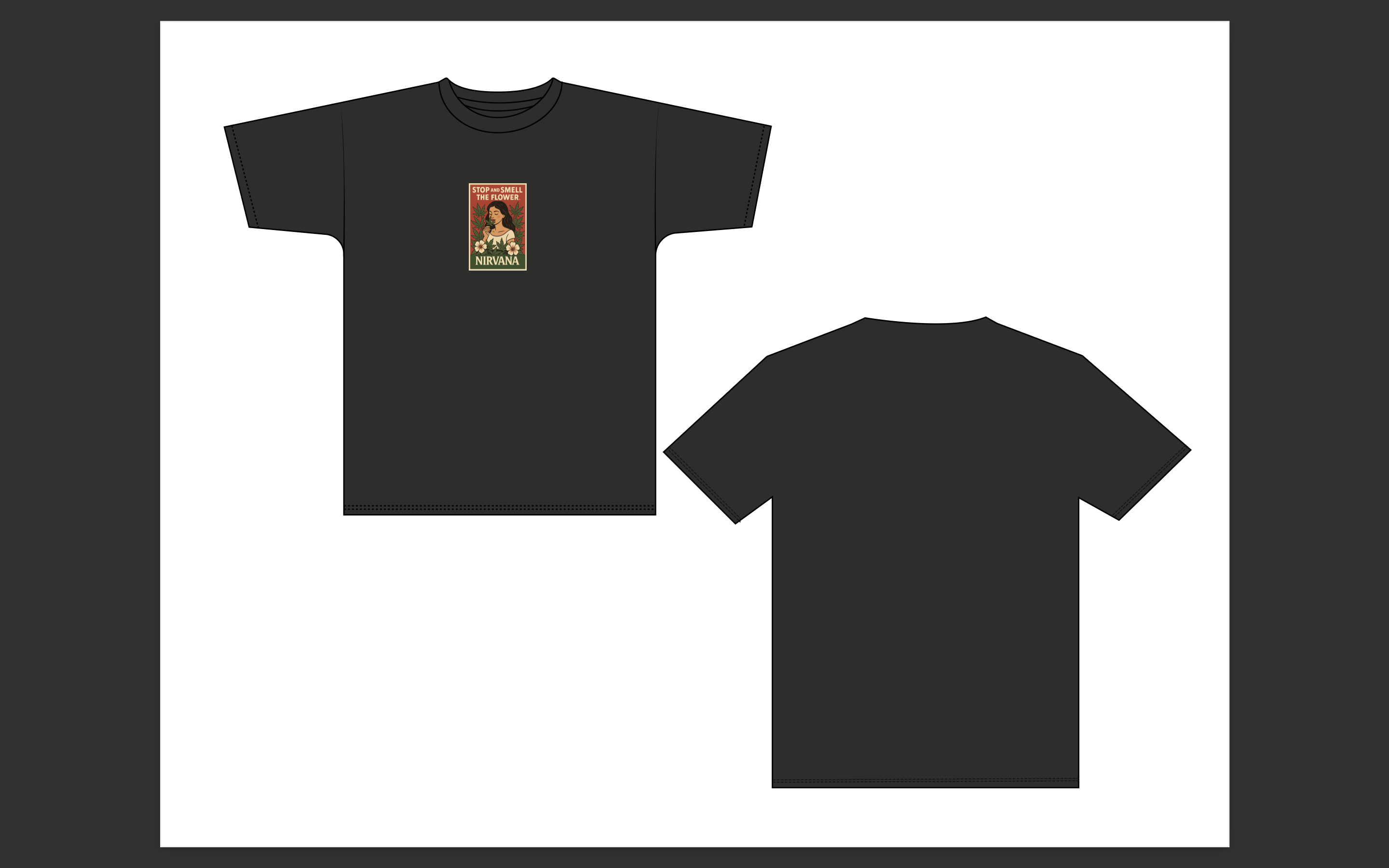 T-SHIRT | TAROT CARD | BLACK | XL