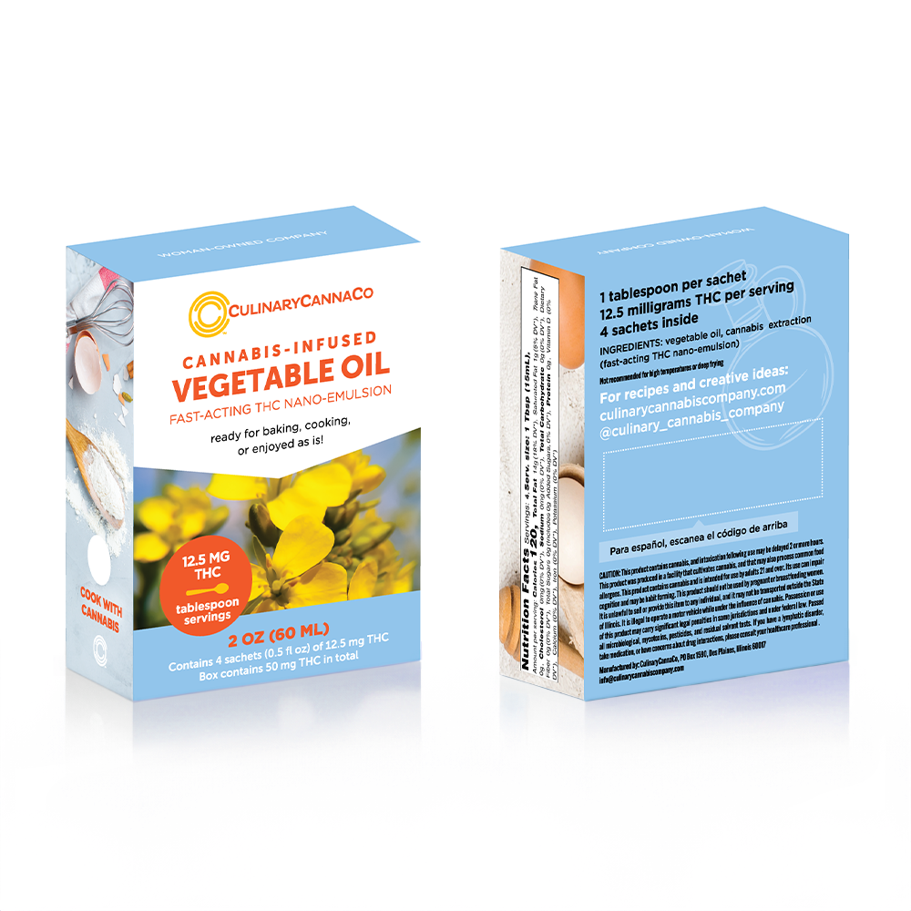 INFUSED | VEGETABLE OIL | 50MG | 4PK