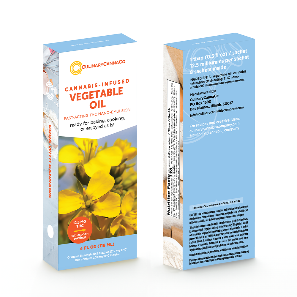 INFUSED | VEGETABLE OIL | 100MG | 8PK