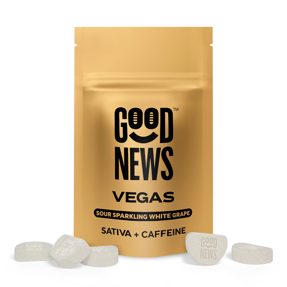 GUMMY | VEGAS SPARKLING WHITE GRAPE | 100MG | 10PK