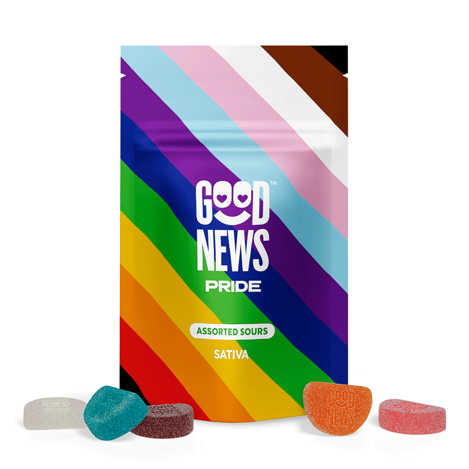 GUMMY | PRIDE ASSORTED SOURS | 100MG | 10PK