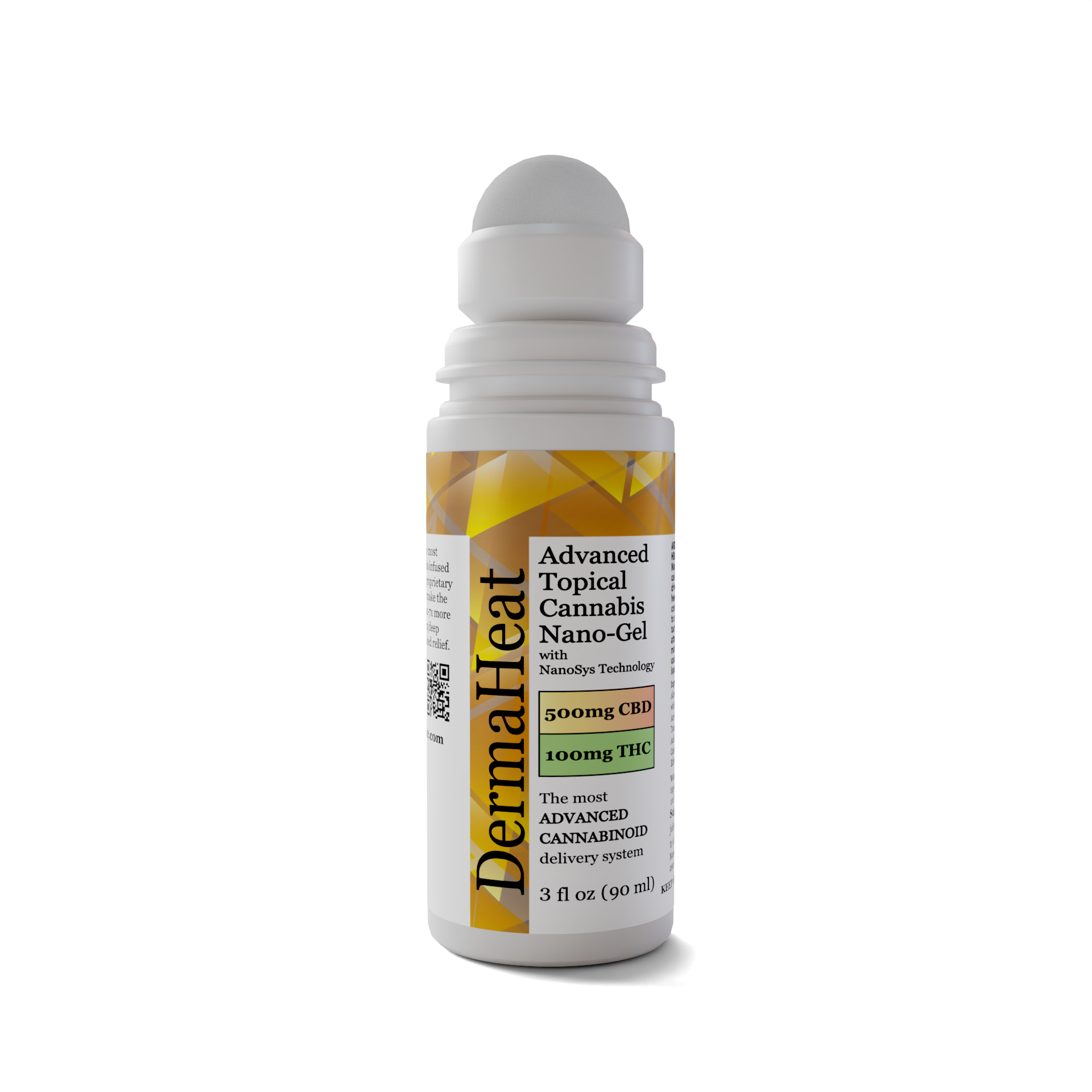 DermaHeat Roll On - 600 mg – Premium Cannabis Products Near Me