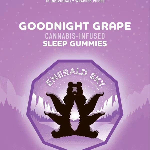 Emerald Sky — GOODNIGHT GRAPE SLEEP 100MG GUMMIES