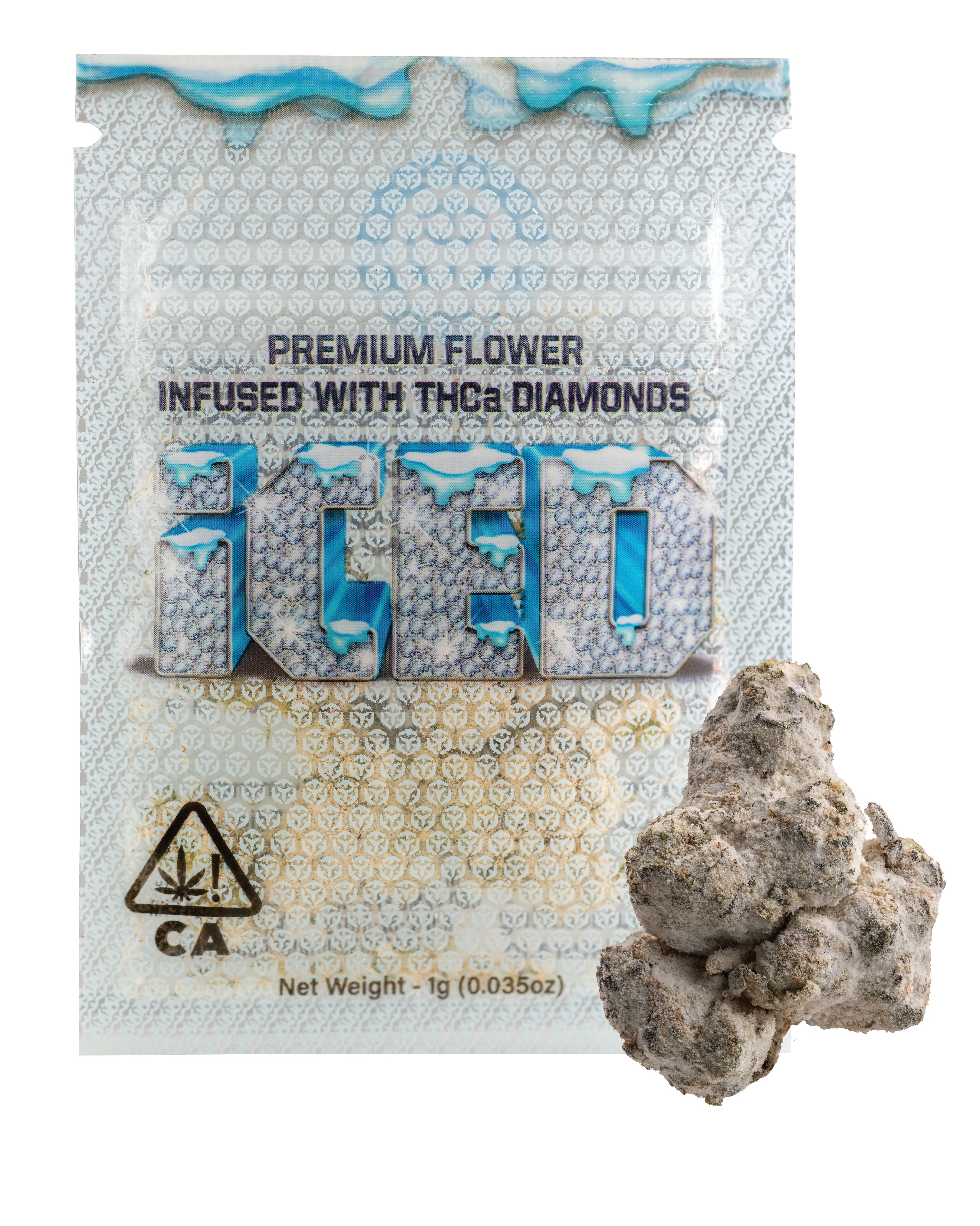 ICED — BLUE ZUSHI INFUSED FLOWER -