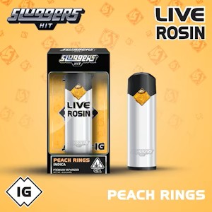 Sluggers — PEACH RINGS 1.0G ROSIN AIO -