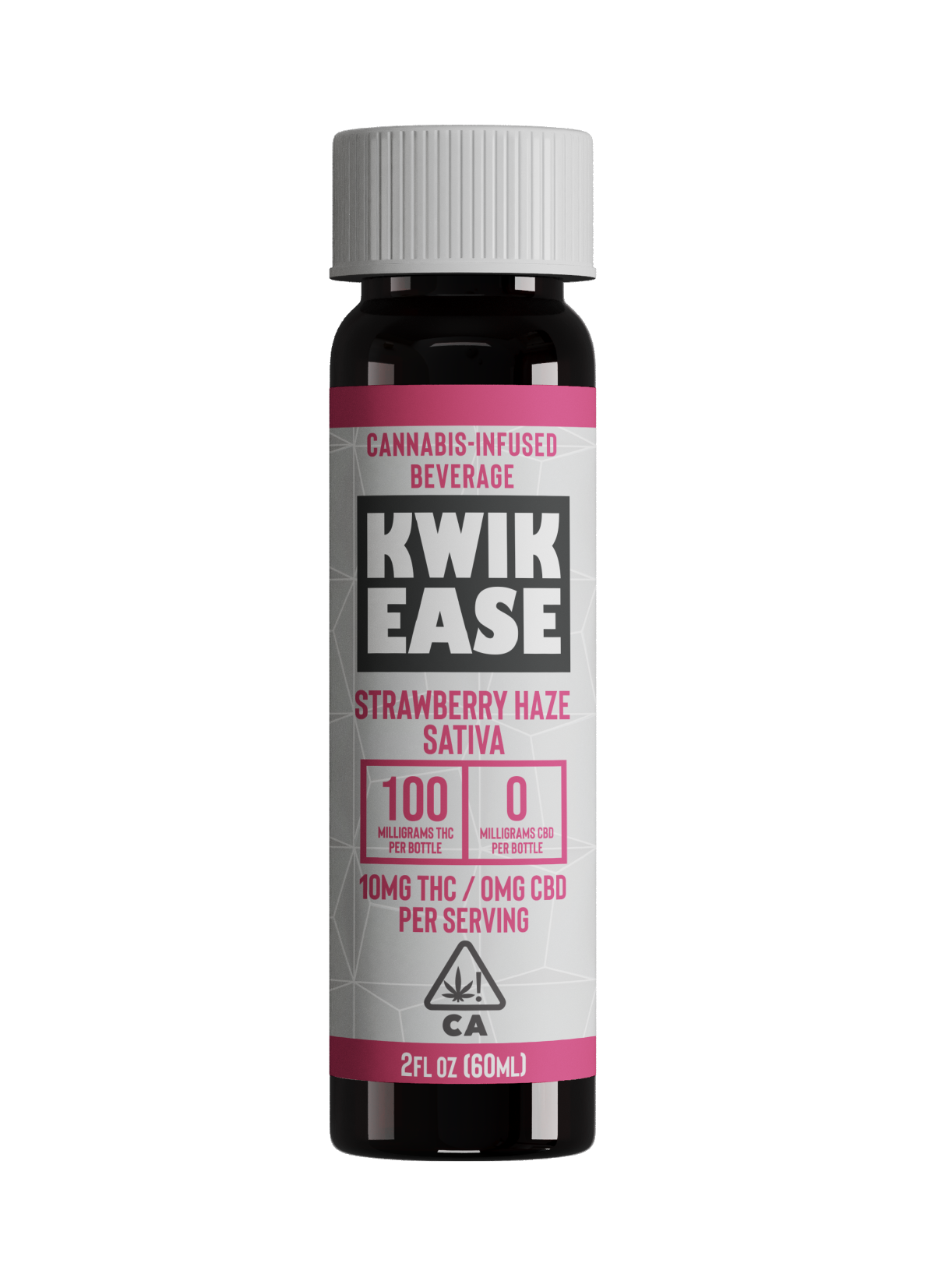 SATIVA STRAWBERRY HAZE KWIK EASE 2OZ SHOT