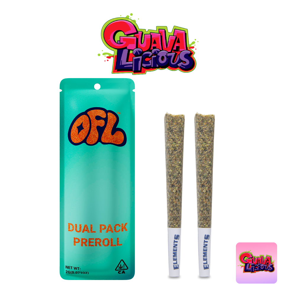 Oakfruitland — GUAVALICIOUS DUAL PACK PRE ROLLS -