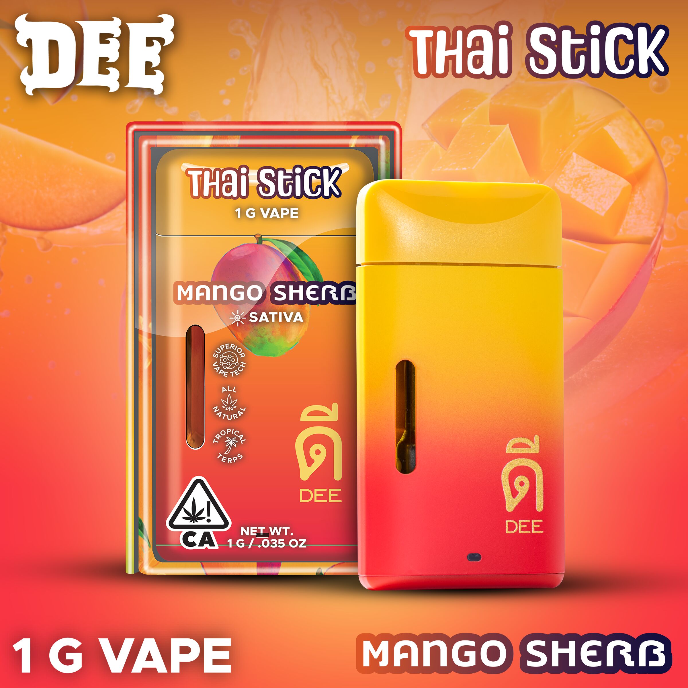 Dee — MANGO SHERB 1.2G AIO -