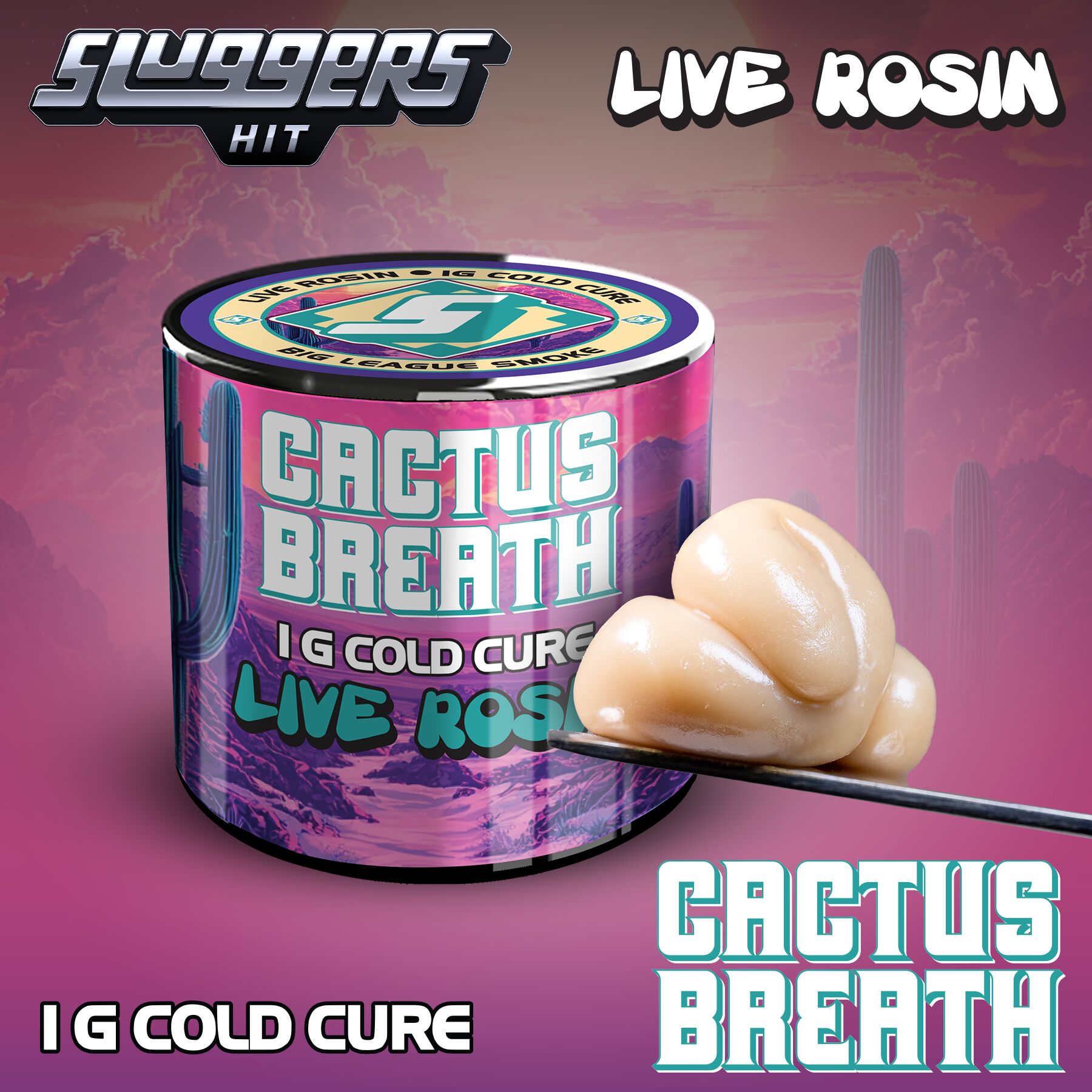 Sluggers — CACTUS BREATH 1.0G LIVE ROSIN -