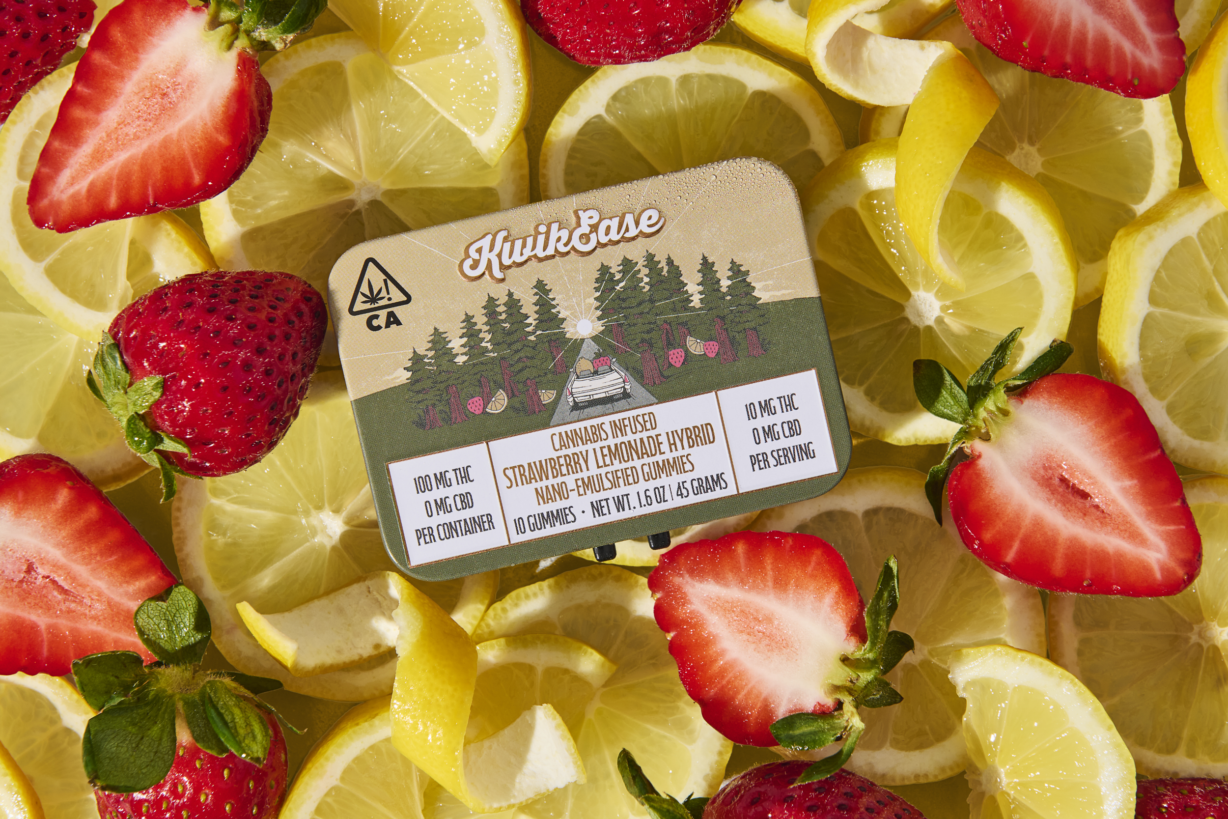 Kwik Ease: Strawberry Nano Emulsified
