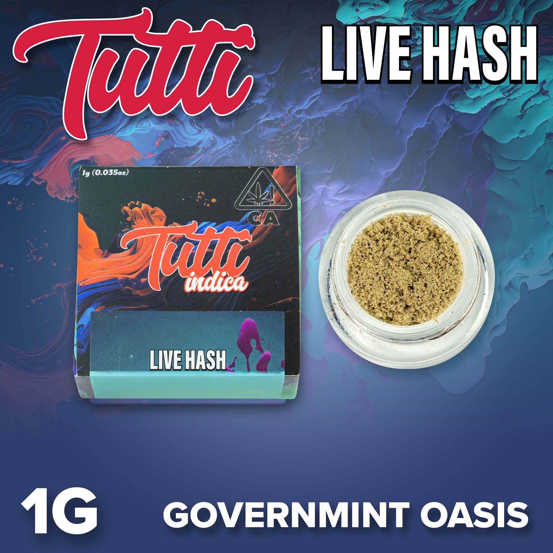 Tutti — GOVERNMINT OASIS 1.0G HASH